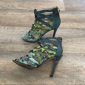 ALDo Snake Print Heels!